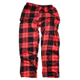 Hw Winter Pajama Bottoms Plaid Flannel One Sz