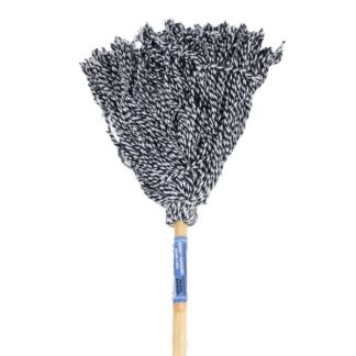 Mop #24 String Bicolor W/Wood Handle