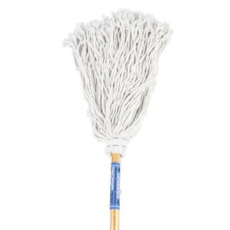 Mop #24 String White W/Wood Handle
