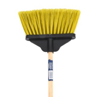 Fan Broom Short W/Wood Handle