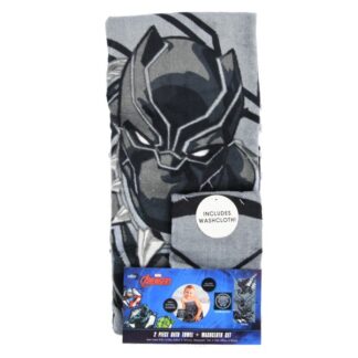 Avengers Bath Towel 25X50"+Washcloth 12X12" Set
