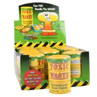 Toxic Waste Sour Candy Drums 1.7 Oz