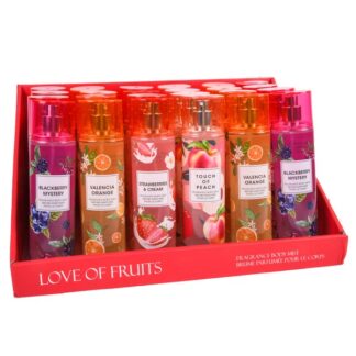 Women'S Body Mist Love Of Fruits 8 Oz Disp