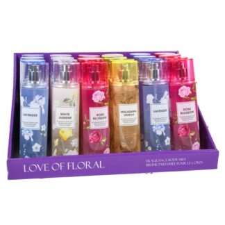 Women'S Body Mist Love Of Florals 8 Oz Disp