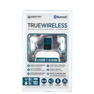 Sentry Wireless Earbuds W/Charging Case Teal