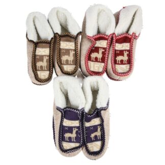 Hw Winter Slippers W/Sherpa Asst 1 Pr