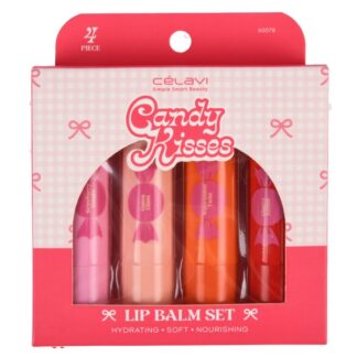 Celavi Candy Kisses Lip Balm 4 Pk