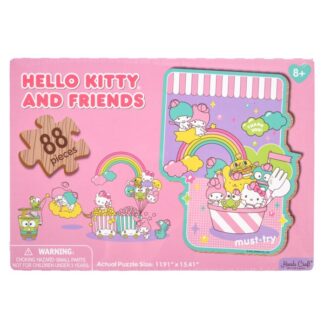 Hello Kitty Woodn Jigsw Puzzle Yummy Del 88Pc