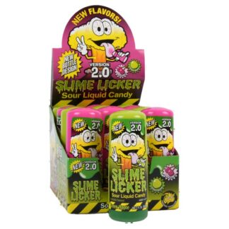 Slime Lickr Sour Candy Blk Chrry/Grn Appl 2 Oz