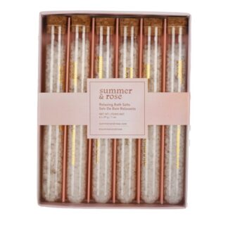 Summer & Rose Relaxing Bath Salts 1 Oz 6 Pk