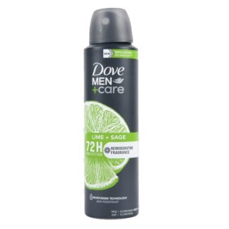 Dove Men Body Spray Lime + Sage 150Ml