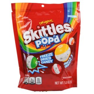 Skittles Pop'D Candy 5.5 Oz Pouch