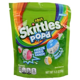 Skittles Pop'D Sour Candy 5.5 Oz Pouch