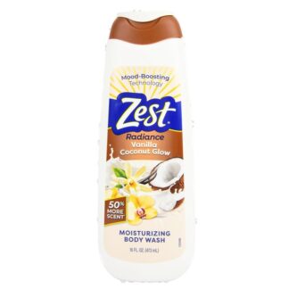 Zest Bodywash Radiance Coconut Vanilla Glow 16 Oz
