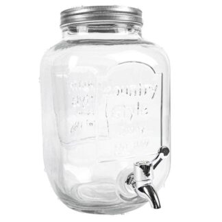 Glass Dispenser Clear 4 Lt