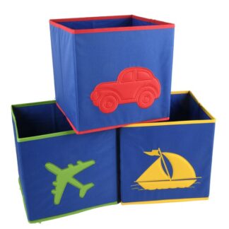 Collapsable Storage Box Square Asst 10.5 In