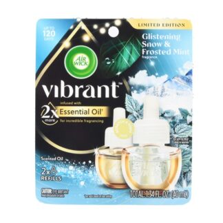 Air Wick Scent Oil Refill Glistening Snow&Frost Mint 2Pk