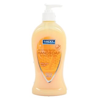 Lucky Liquid Hand Soap Milk & Honey 13.5 Oz