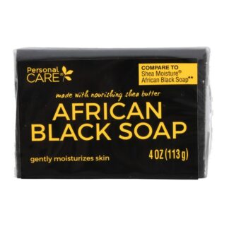 Personal Care African Black Soap Shea Butter 4 Oz