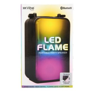 Vibe Led Flame Portable Bluetooth Party Speaker