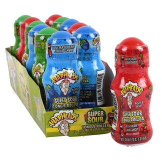 Warheads Super Sour Tongue Roller Liq Candy Asst