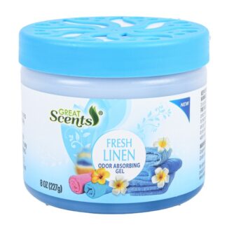 Great Scents Odor Absorb Gel Fresh Linen 8 Oz