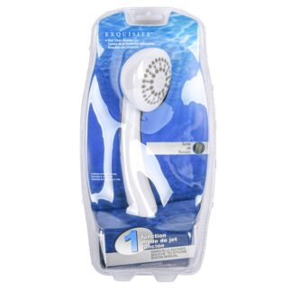 Shower Handle W/Hose White 1-Function