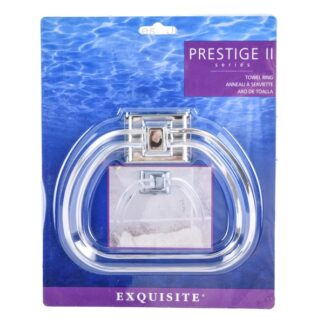 Prestige Towel Ring Chrome Acrylic