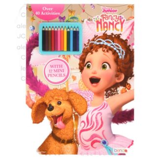 Fancy Nancy Activity Book W/12 Mini Color Pencils