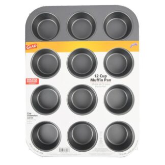 Glad Essential 12-Cup Muffin Pan 14X10.5X1 In