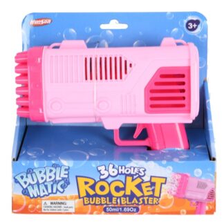 Bubblematic 36 Hole Rocket Blaster Gun Toy