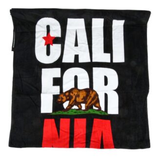 Beach Towel Black California Stack 30X60 In