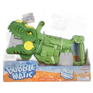 Bubblematic Dino Gun Toy W/Light Asst Color