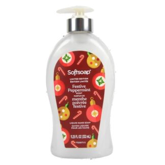 Softsoap Hand Soap Festive Peppermint 11.25 Oz