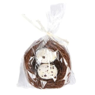 He Grapevine Bird Nest W/Eggs 2 In