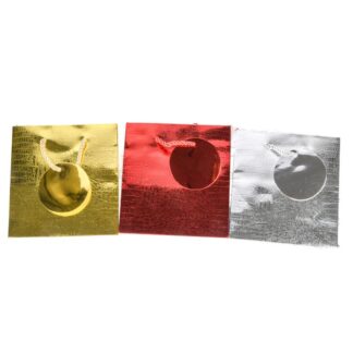 Gift Bag Metallic Asst Colors Small