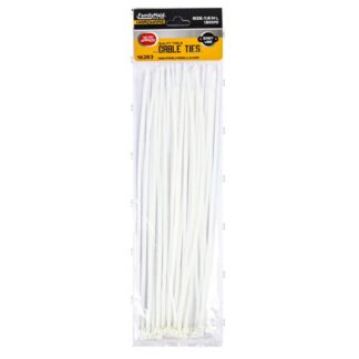 Long Cable Ties White 11.8 In 40 Pc