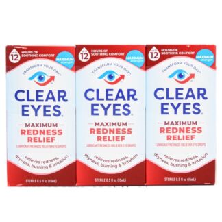 Clear Eyes Eye Drops Redness Relief 0.5 Oz