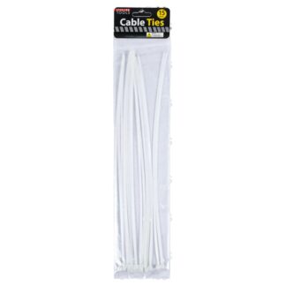 Nylon Cable Ties White 14 In 15 Ct