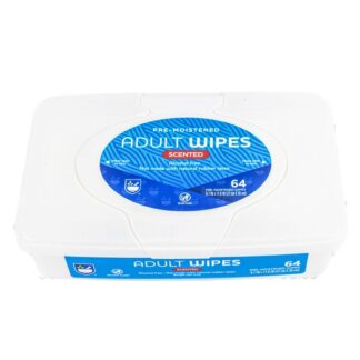 Adult Wipes In A Tub 64 Ct