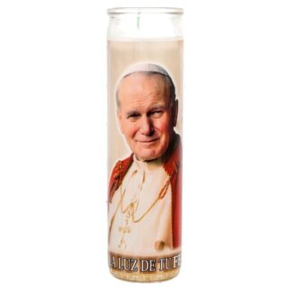 Veladora Religious Candle Juan Pablo Ii
