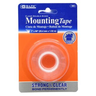 Bazic Tape Clear Double Sided Mounting Tape#989
