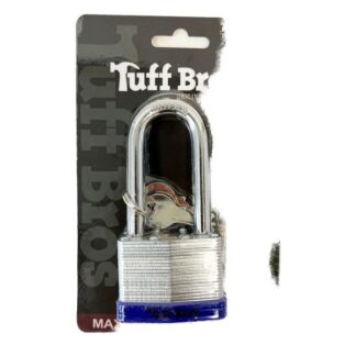 Padlock Laminated 50Mm Long Shackle "Tuff Bros"