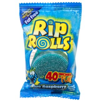 Rip Roll Sour Candy Blue Raspberry