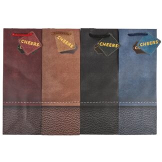 Wine Bag Asst Solid Colors 12.2X34.5X10Cm