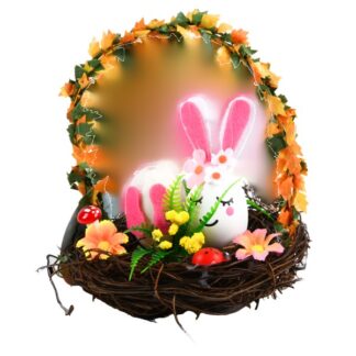 He Easter Basket W/Bunny