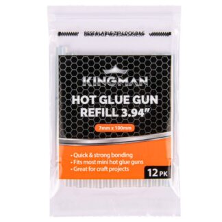 Kingman Glue Gun Refill 3.94" 12Pk Clear