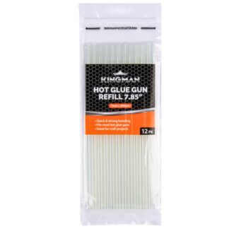 Kingman Glue Gun Refill 7.85" 12Pk Clear