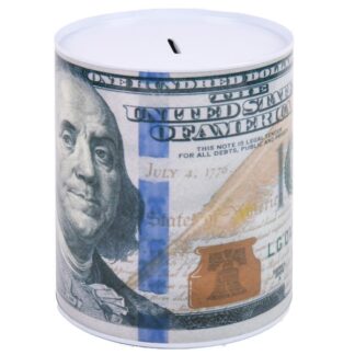 Coin Bank Us $100 Bill 5.3"