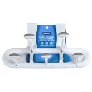 Nuvalu Plastic Over Door Hanger 5 Hooks 32*16.7Cm 158G